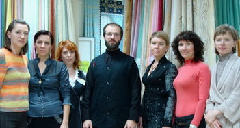 Встреча иерея Д. Зубана с коллективом магазина «Рукодельница»